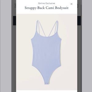 NWT Abercrombie & Fitch Blue Bodysuit